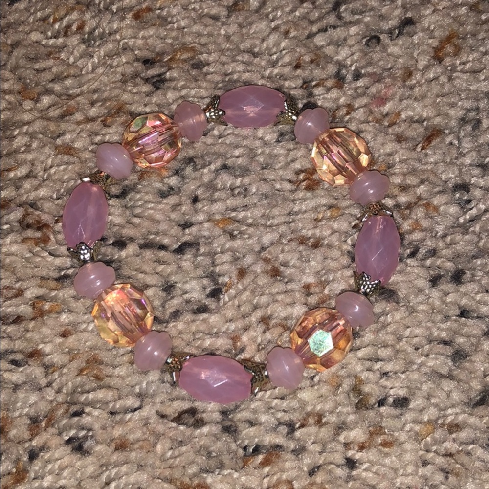 pink bracelet
